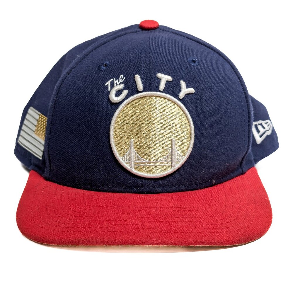 LIMITED EDITION "The City" Golden State Warriors US Flag Snapback Baseball Cap